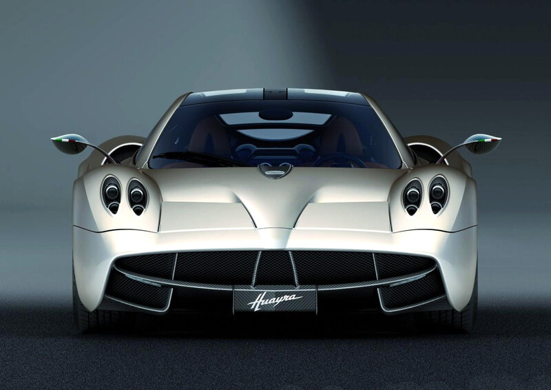 Silver Pagani Huayra — Dramatic, Photograph, Car