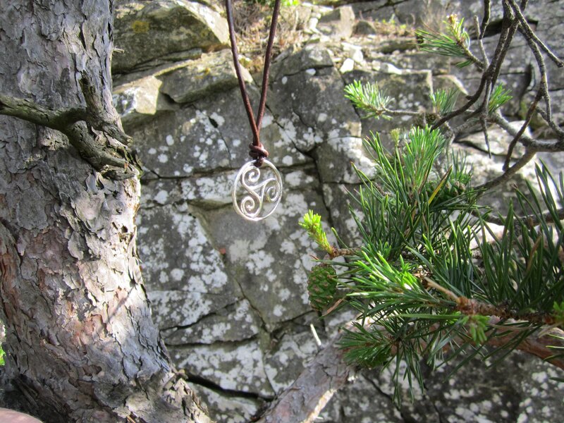 Silver Pendant on Tree