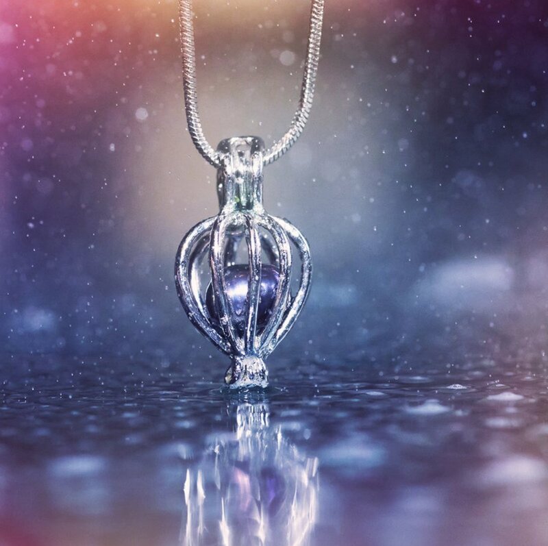 Silver Pendant with Pearl
