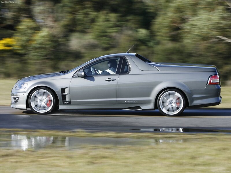 silver performance pickup in motion