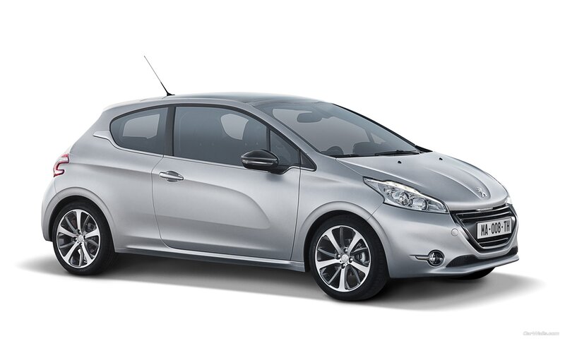 Silver Peugeot 208 Hatchback — Neutral