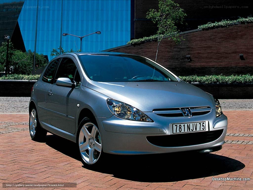 silver peugeot 307 hatchback