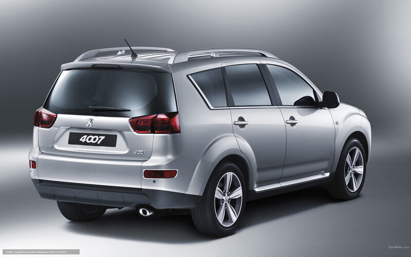 Silver Peugeot 4007 Suv — Neutral
