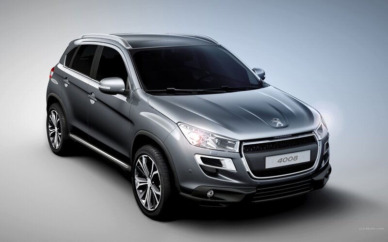 Silver Peugeot 4008 Suv — Gray, Neutral