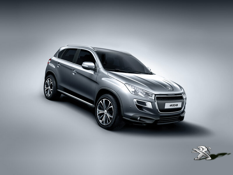 Silver Peugeot 4008 Suv