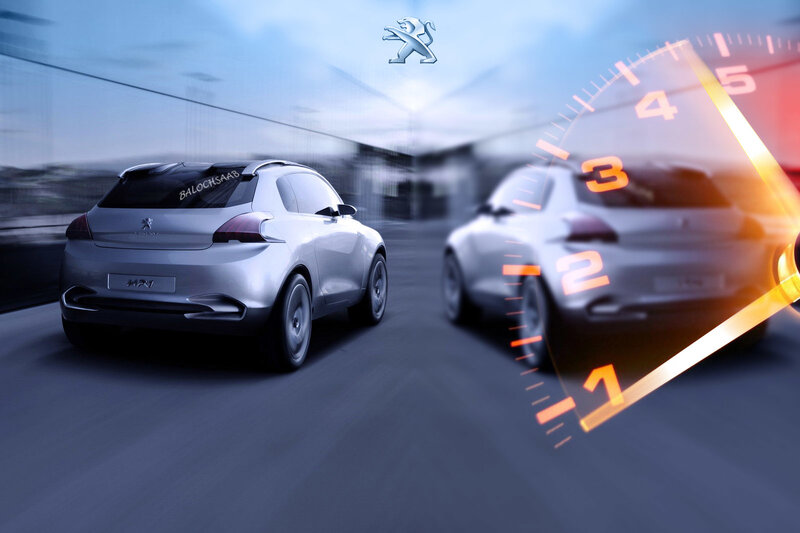 Silver Peugeot Car — Dynamic
