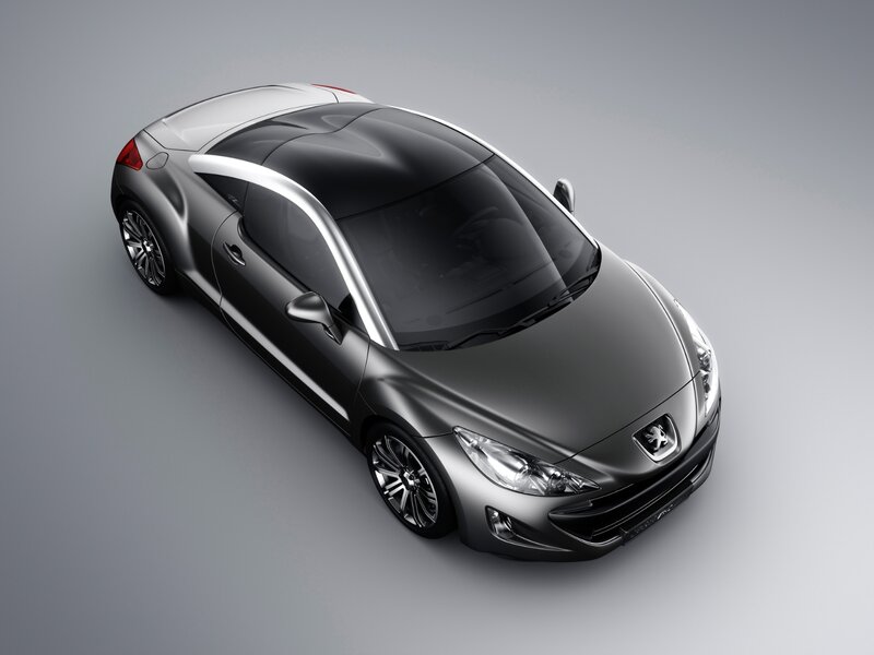 Silver Peugeot Concept Car — Gray, Neutral