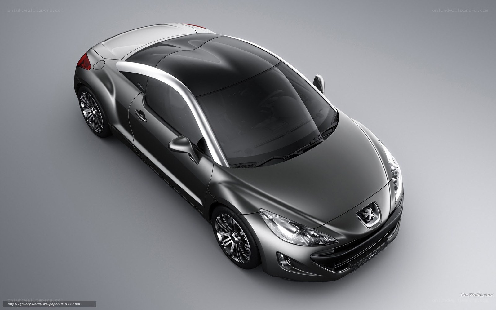 silver peugeot concept car