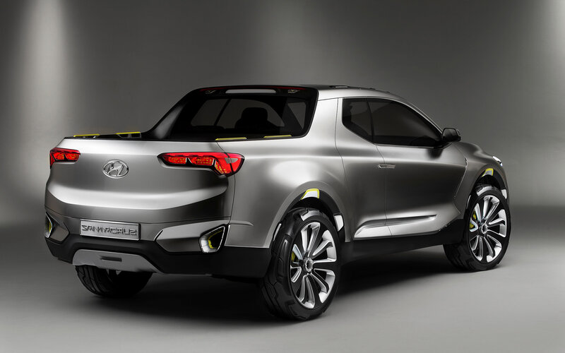 Silver Pickup Truck — Dramatic, 3d Render, Taillights