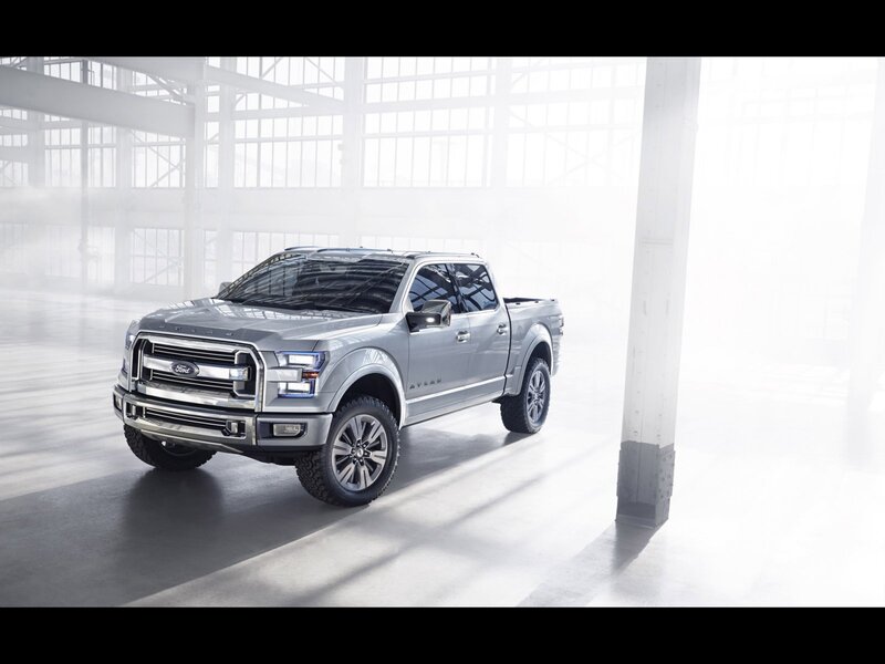 Silver Pickup Truck — Dramatic, Photograph, Building Interior
