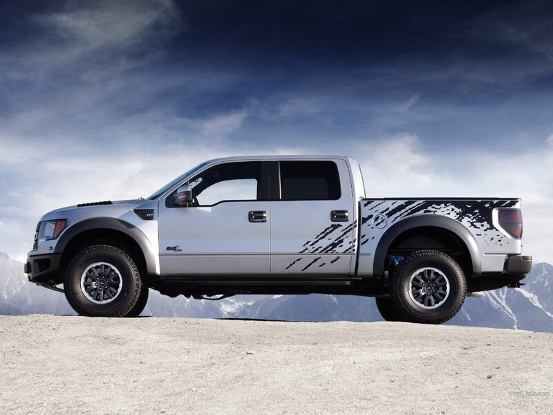 Silver Pickup Truck — Dramatic, Photograph