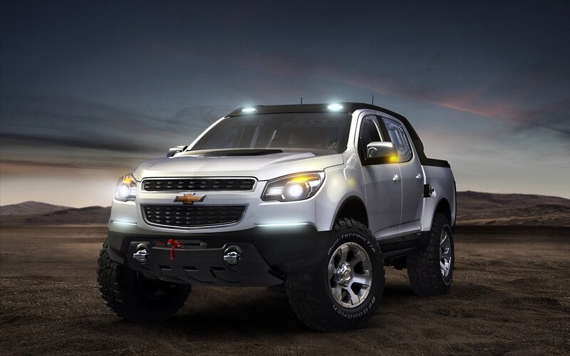 Silver Pickup Truck — Dramatic, Sunset, 3d Render