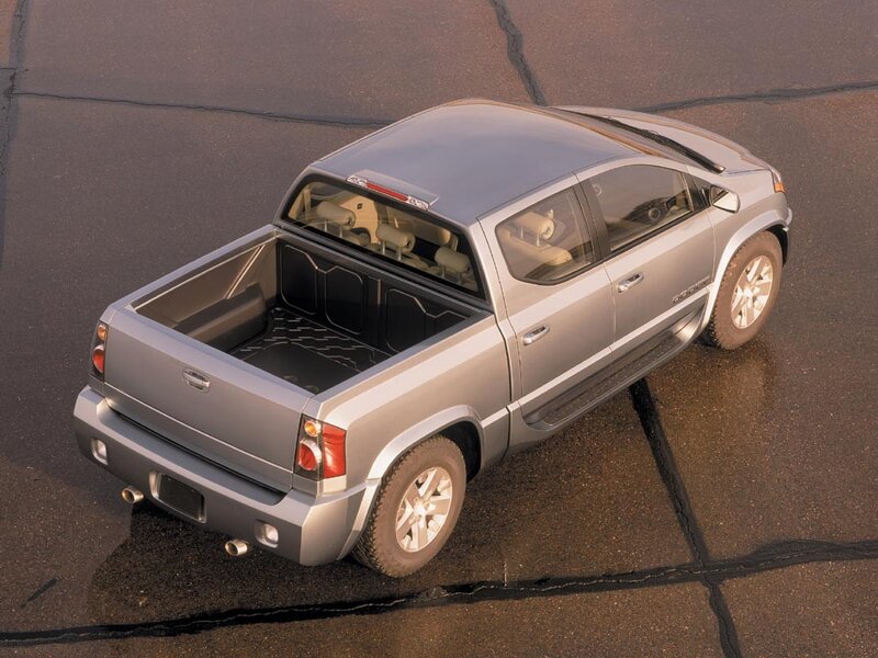 silver pickup truck from above