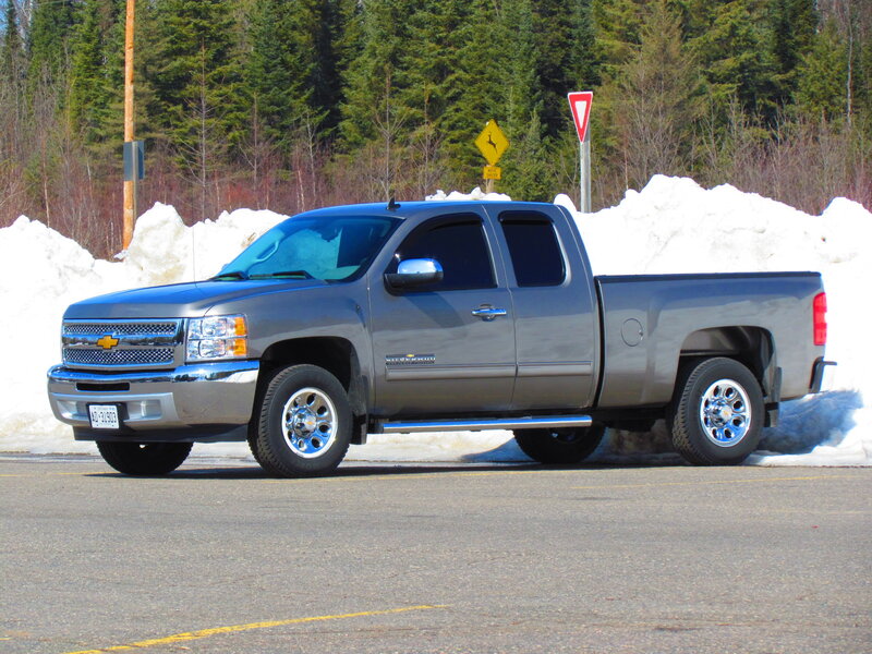 Silver Pickup Truck — Gray, Calm