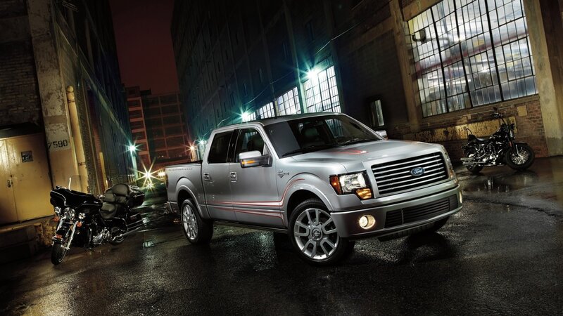 Silver Pickup Truck — Gray, Dramatic, Night, Photograph