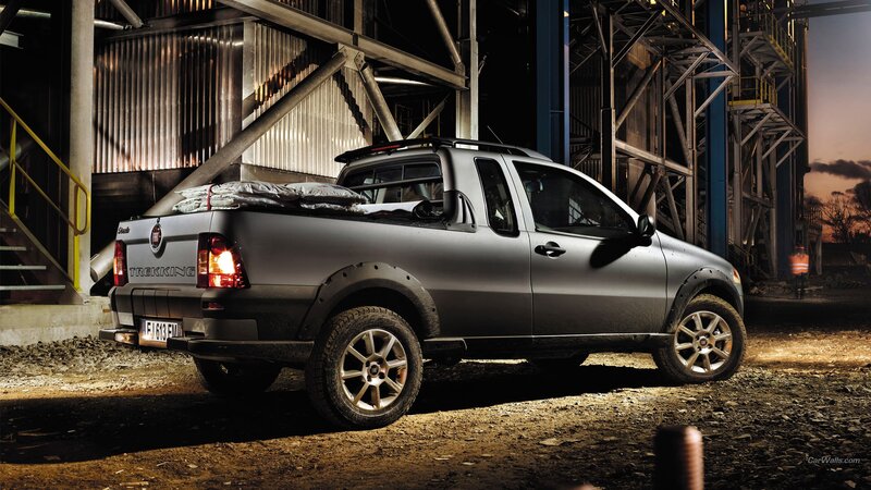 Silver Pickup Truck — Gray, Dramatic, Sunset