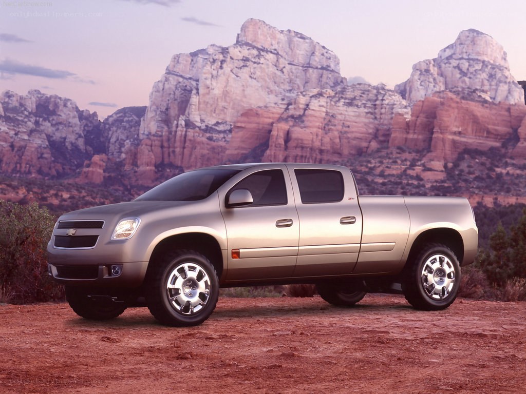 silver pickup truck in desert
