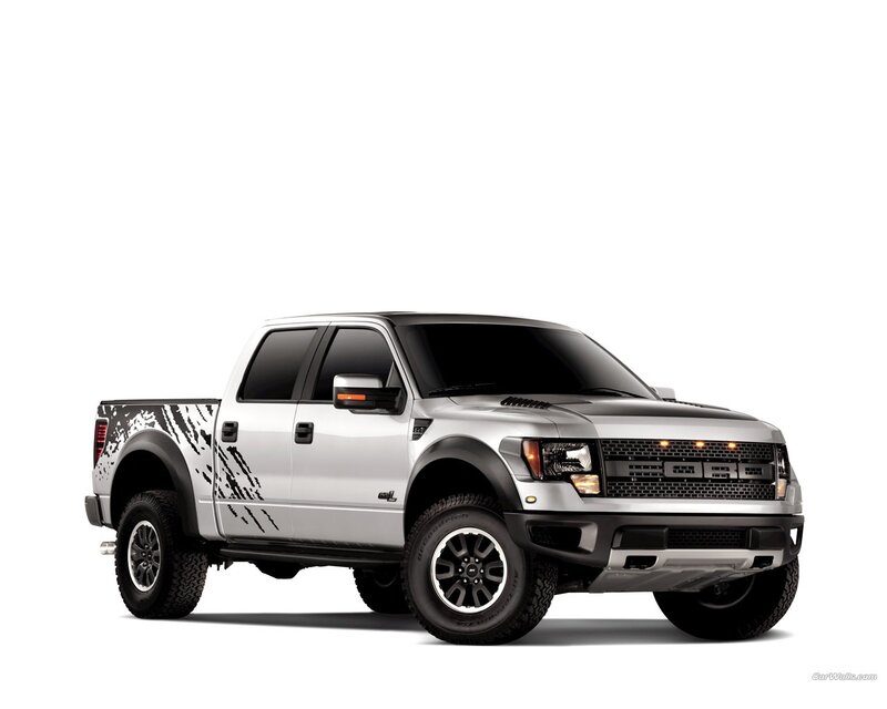 Silver Pickup Truck — Neutral, Photograph, Black Wheels, Tire Tracks