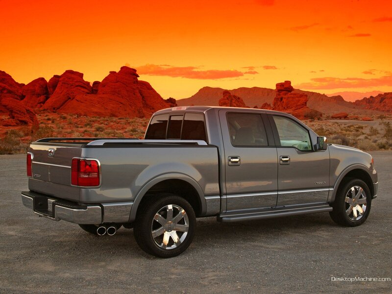 Silver Pickup Truck — Orange, Dramatic