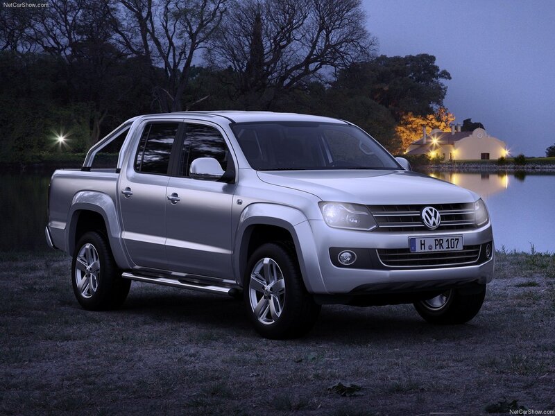 Silver Pickup Truck — Serene, Night
