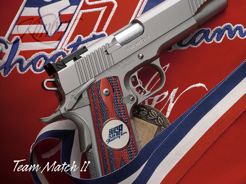 Silver Pistol with Red Grips
