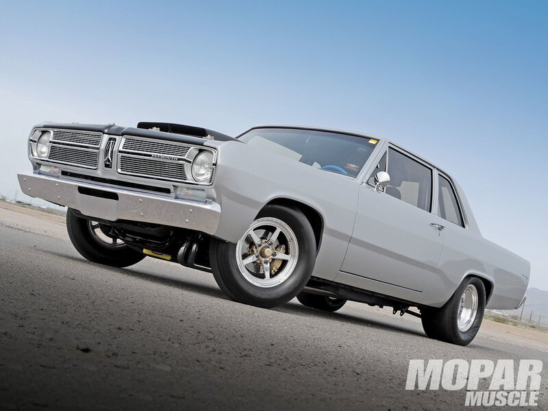 Silver Plymouth muscle car