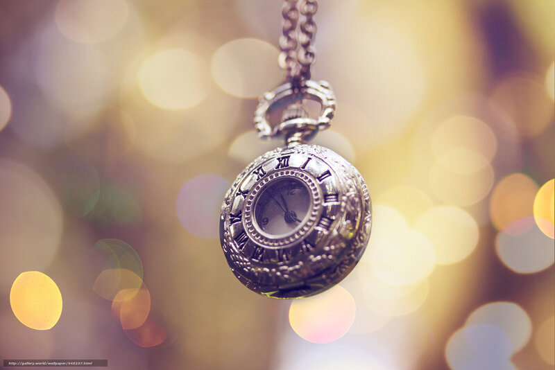 Silver Pocket Watch — Gold
