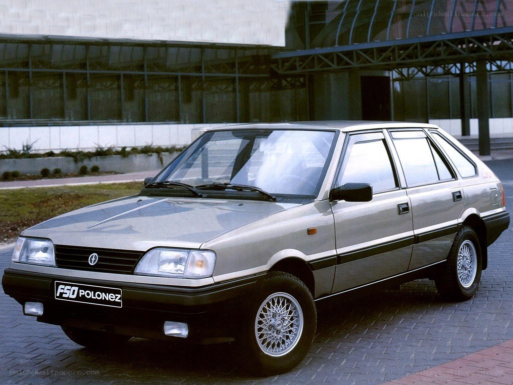 Silver Polonez FSO car