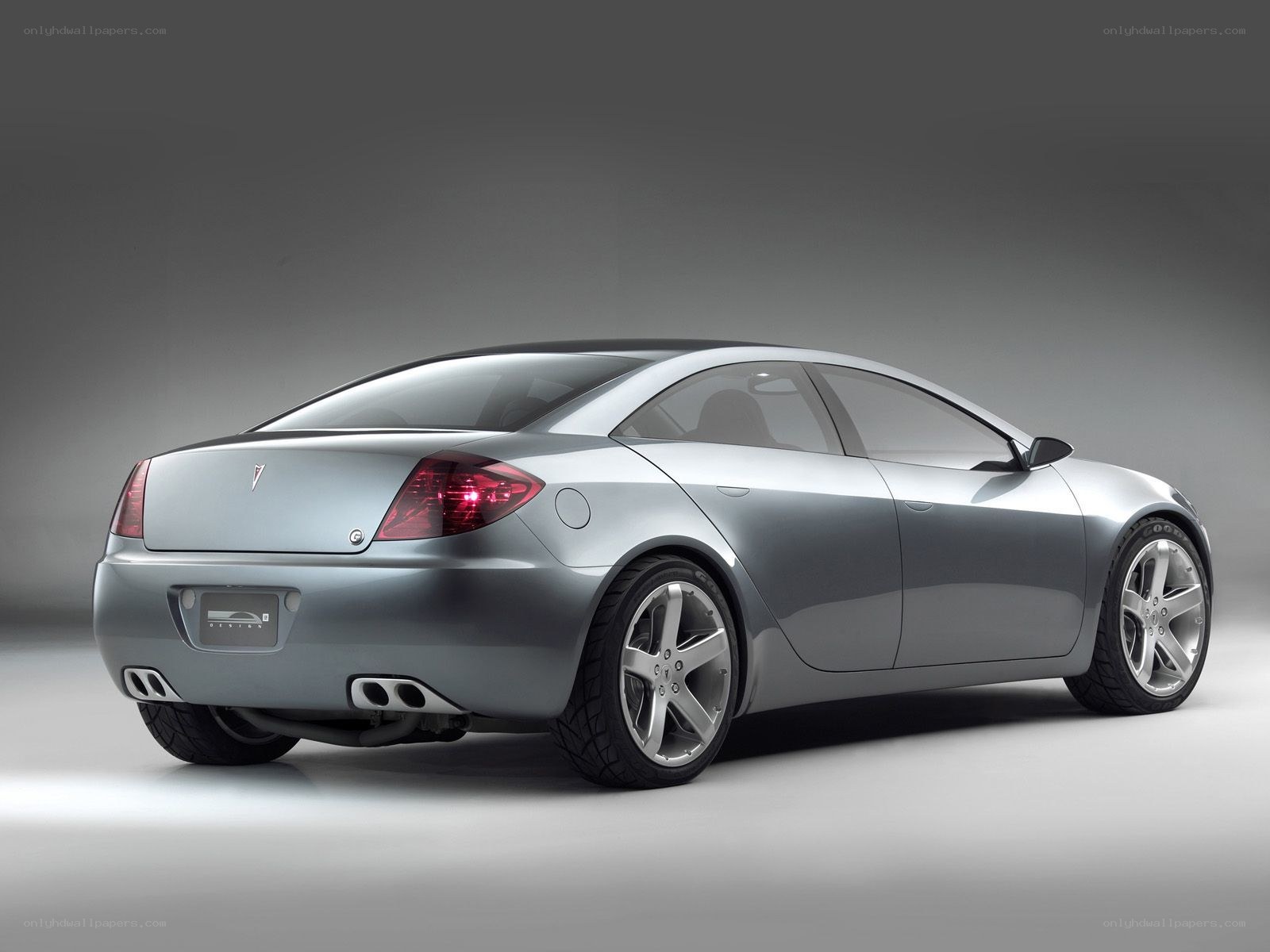 silver pontiac concept car