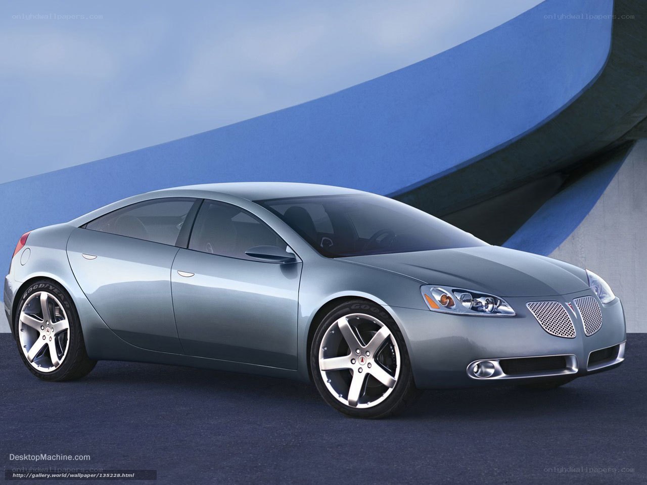 silver pontiac concept car