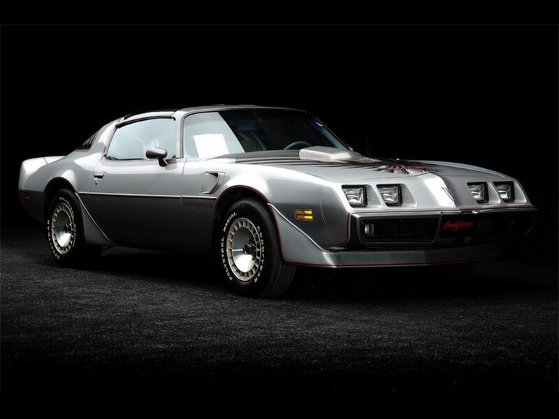 Silver Pontiac Firebird Trans Am