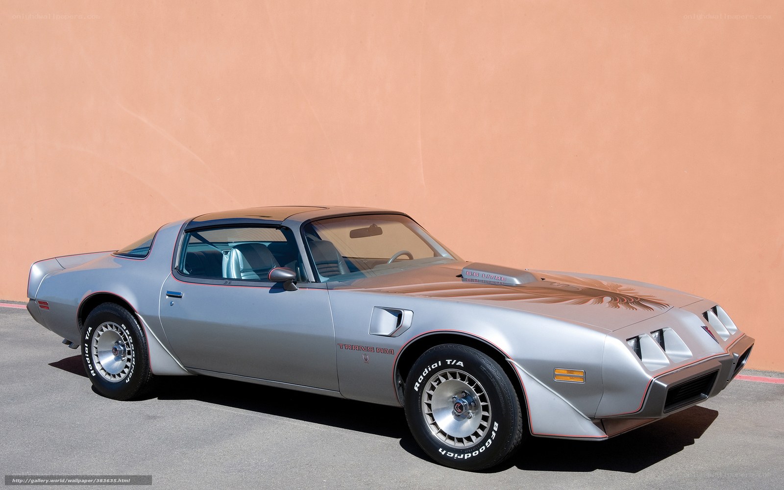 Silver Pontiac Firebird Trans Am