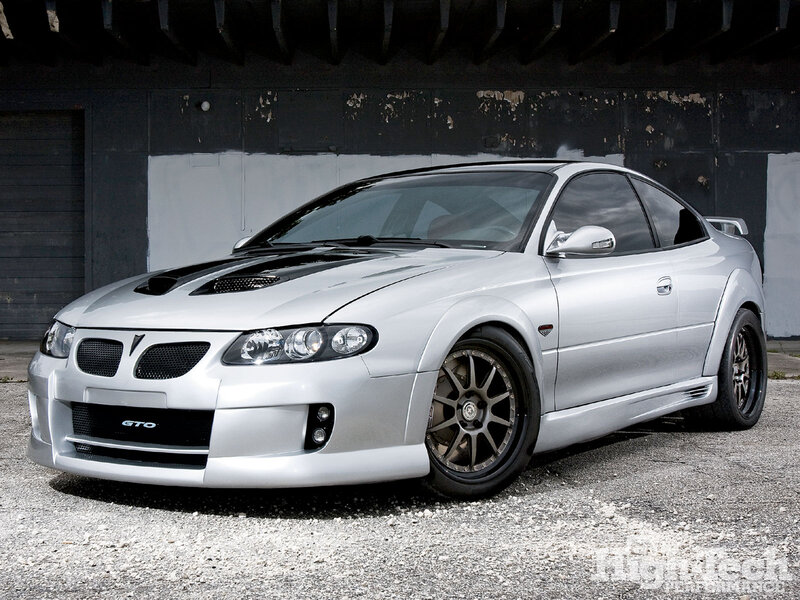 Silver Pontiac Gto