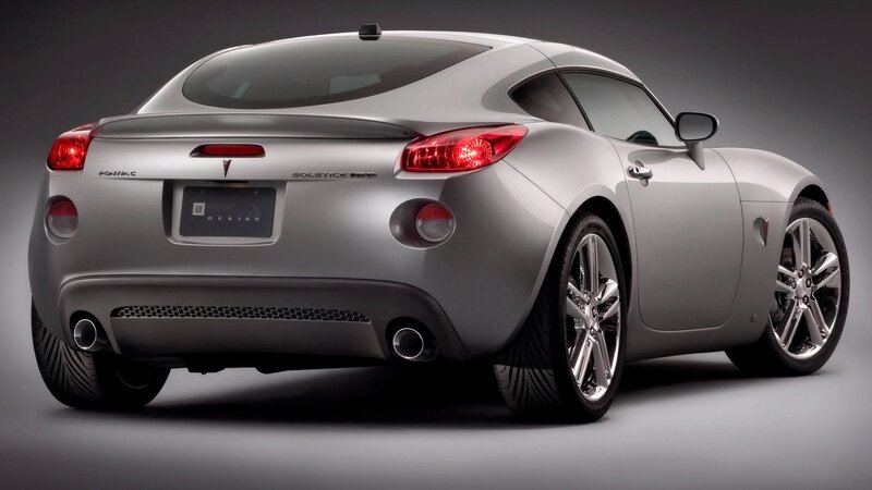 silver pontiac solstice coupe