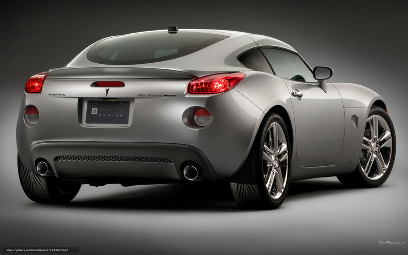 Silver Pontiac Solstice