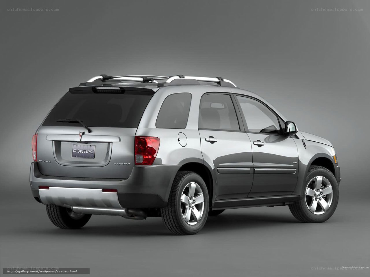Silver Pontiac Torrent SUV