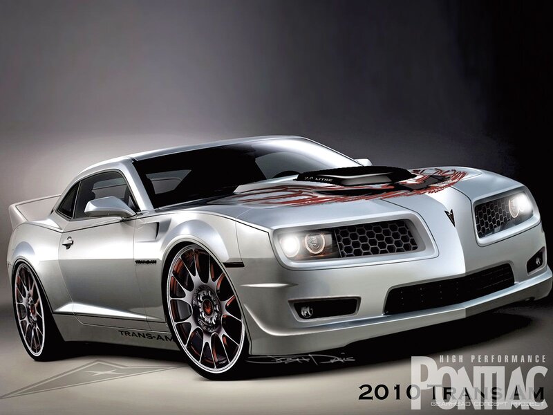Silver Pontiac Trans Am Concept