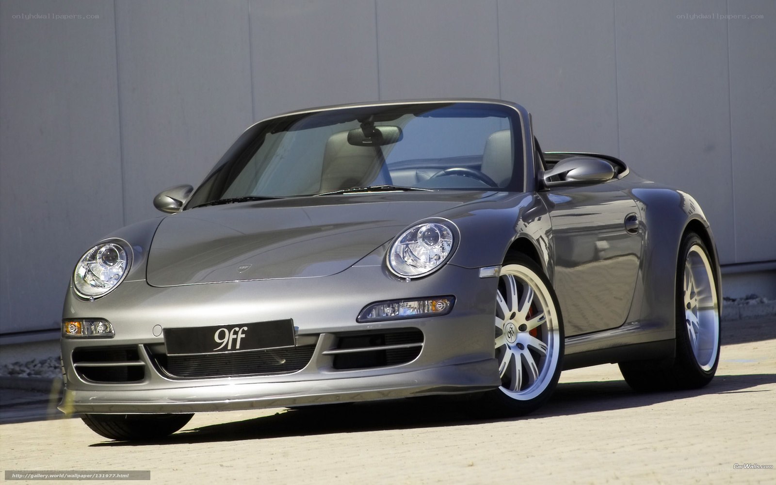 silver porsche 911 convertible