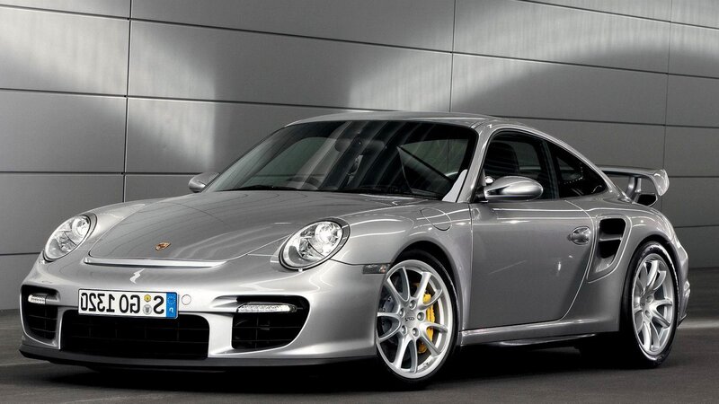 Silver Porsche 911 Gt2 — Dramatic, Photograph