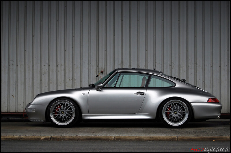 silver porsche 911 parked