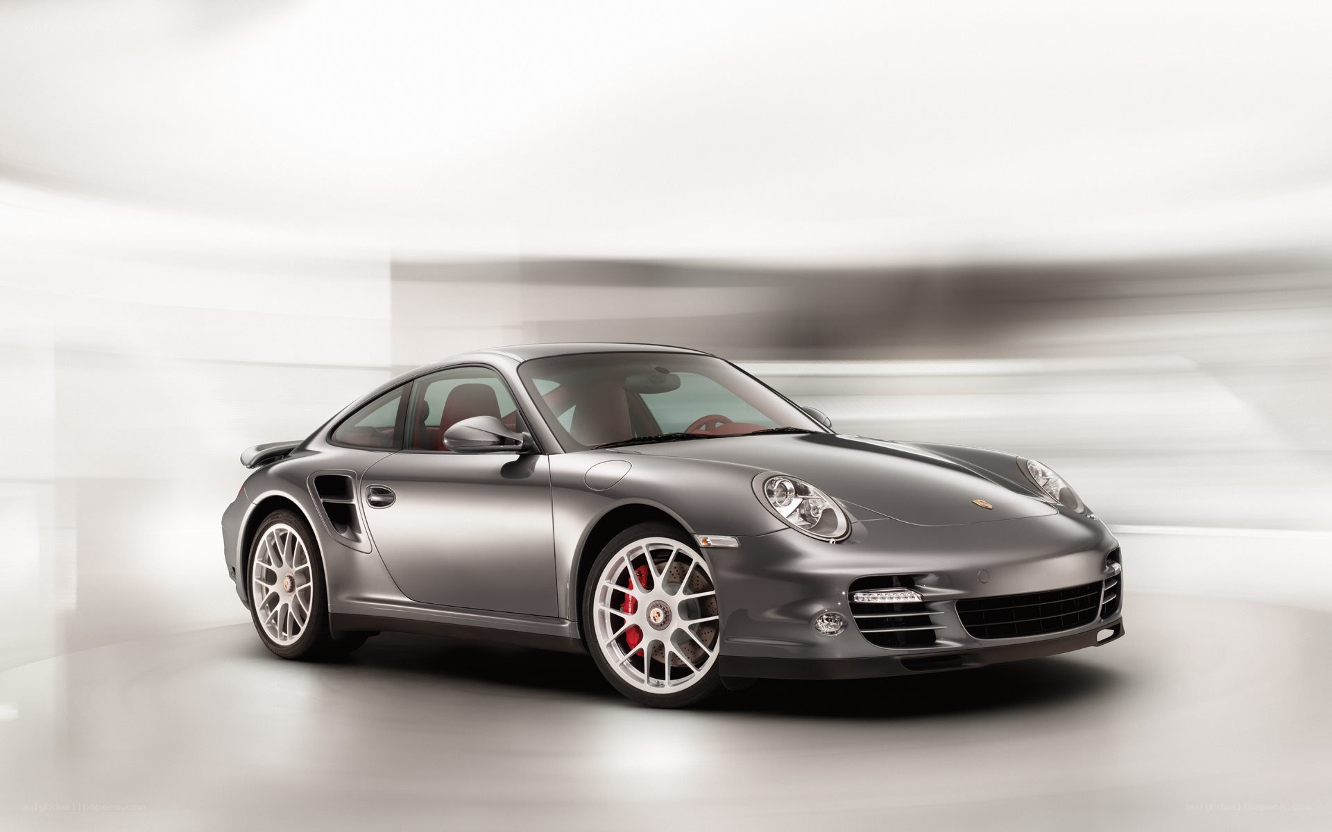 silver porsche 911 turbo