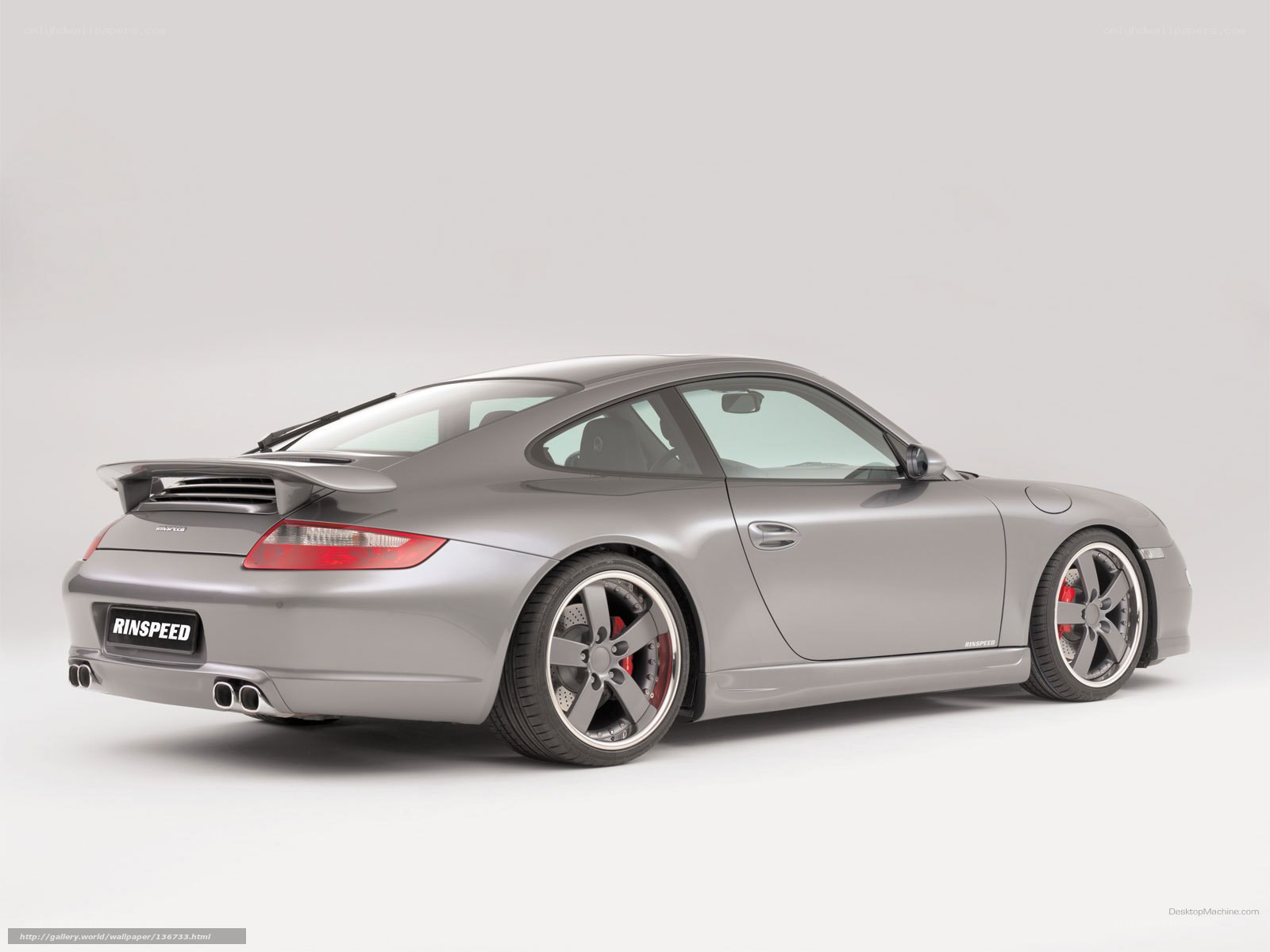 silver porsche 911 with rinspeed
