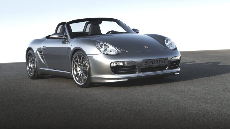 silver porsche boxster s