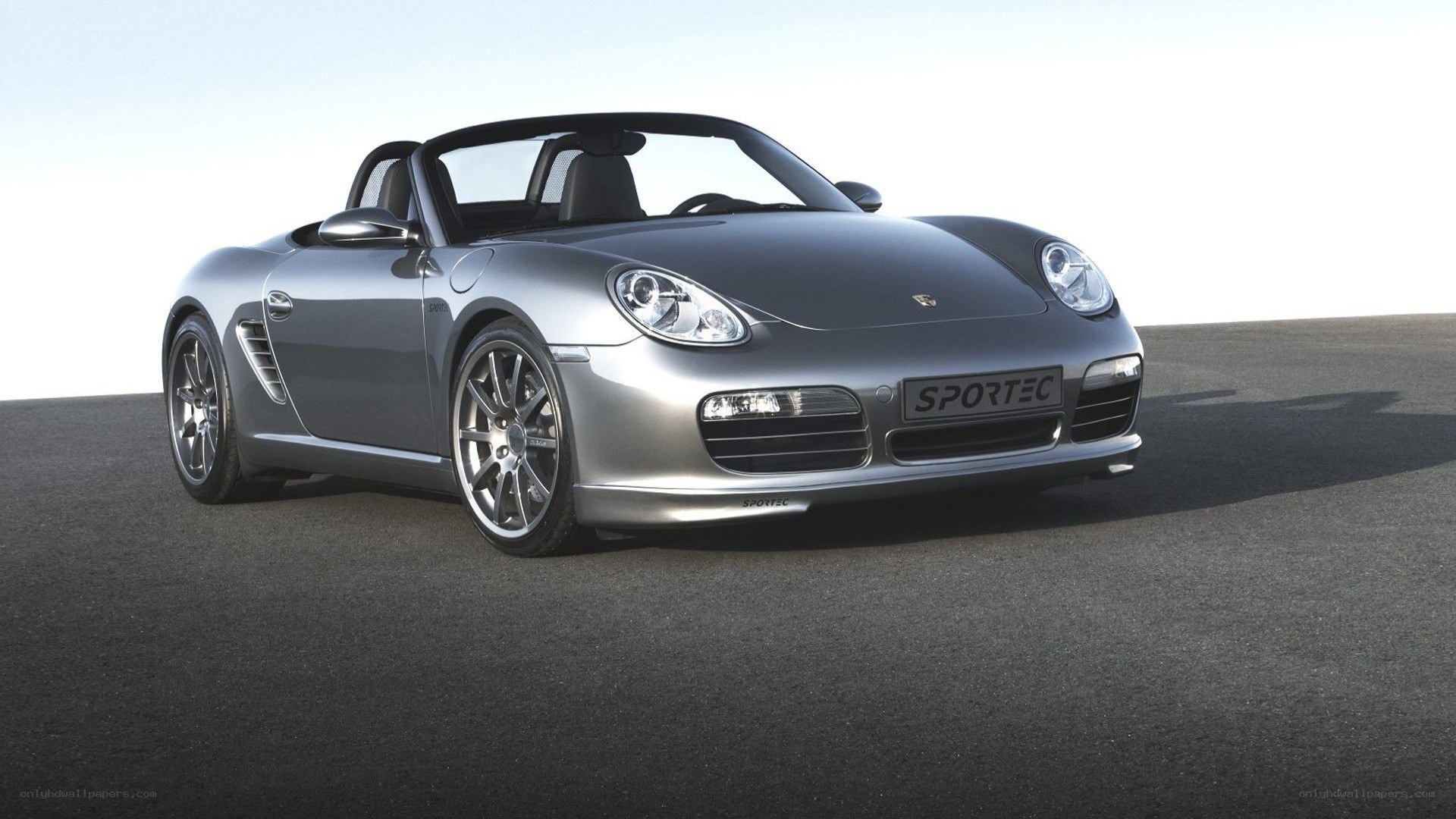 silver porsche boxster s