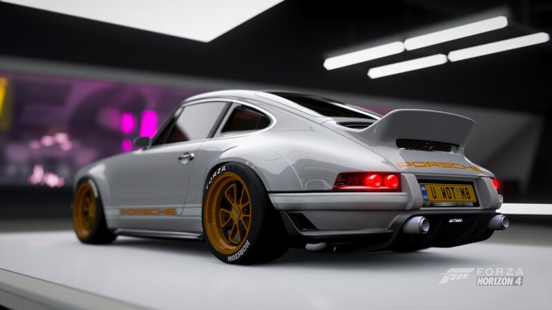 Silver Porsche Car — Gray, Modern
