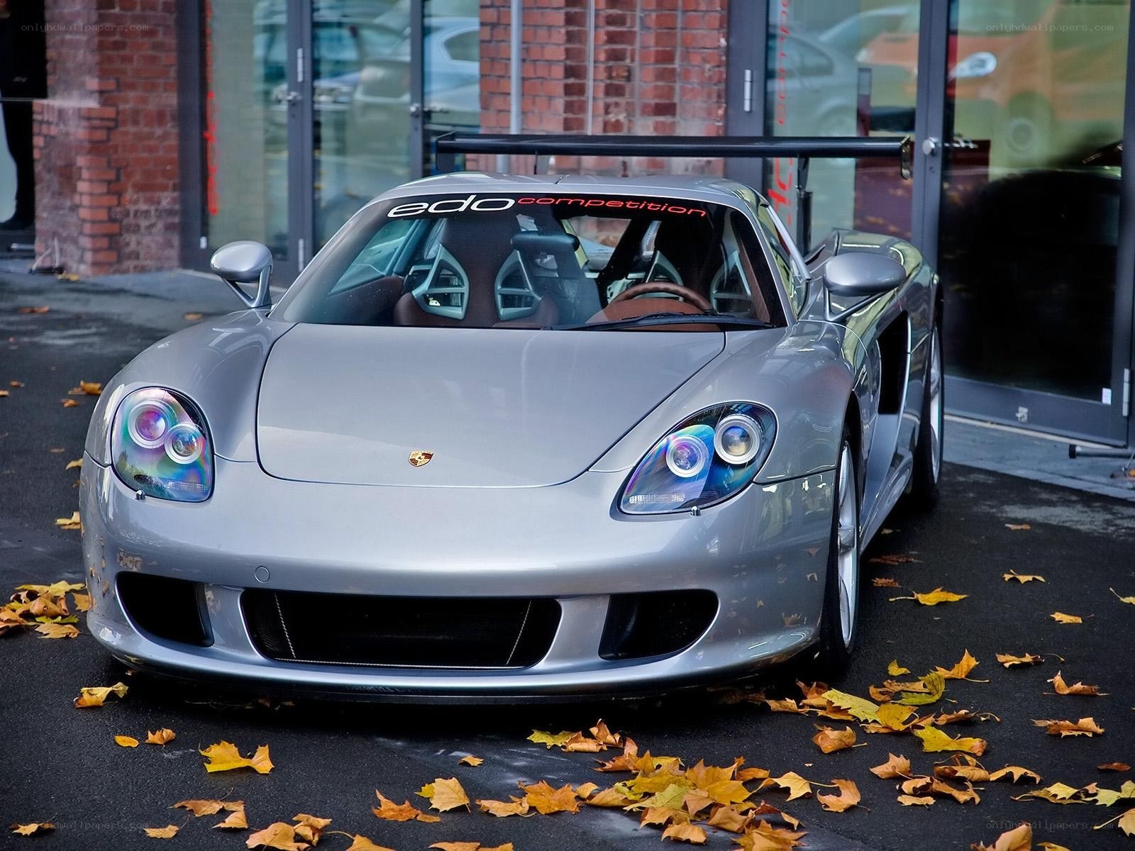 Silver Porsche Carrera GT