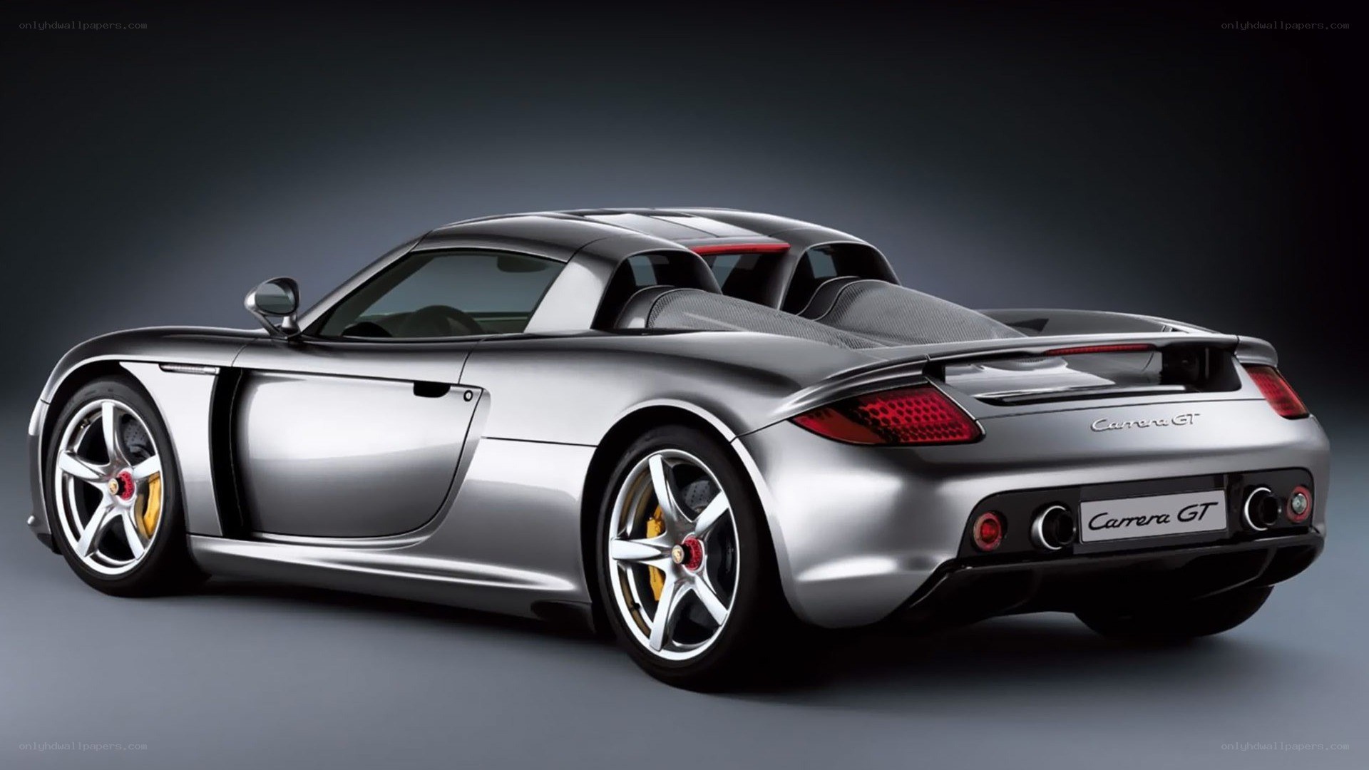 Silver Porsche Carrera GT