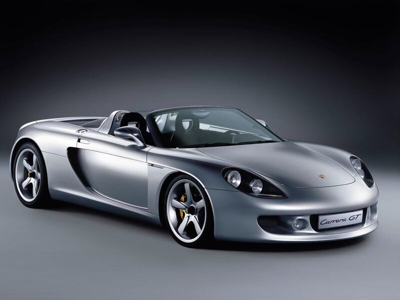 Silver Porsche Carrera Gt — Dramatic