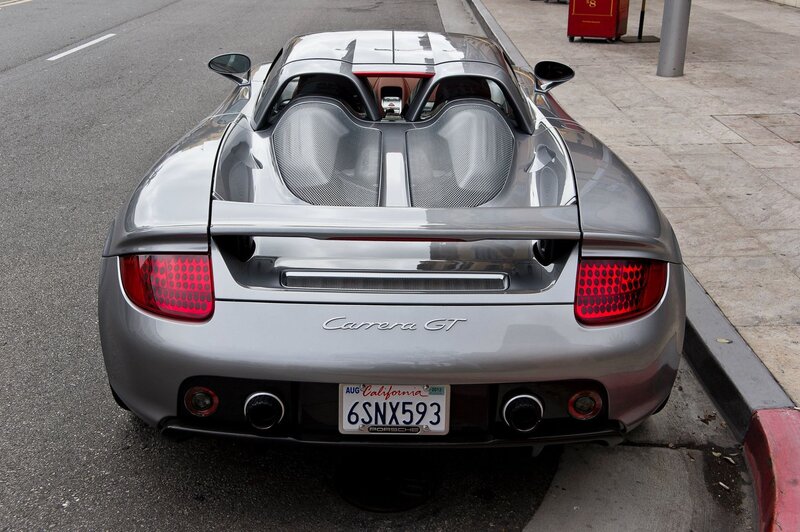 Silver Porsche Carrera GT — Gray, Calm