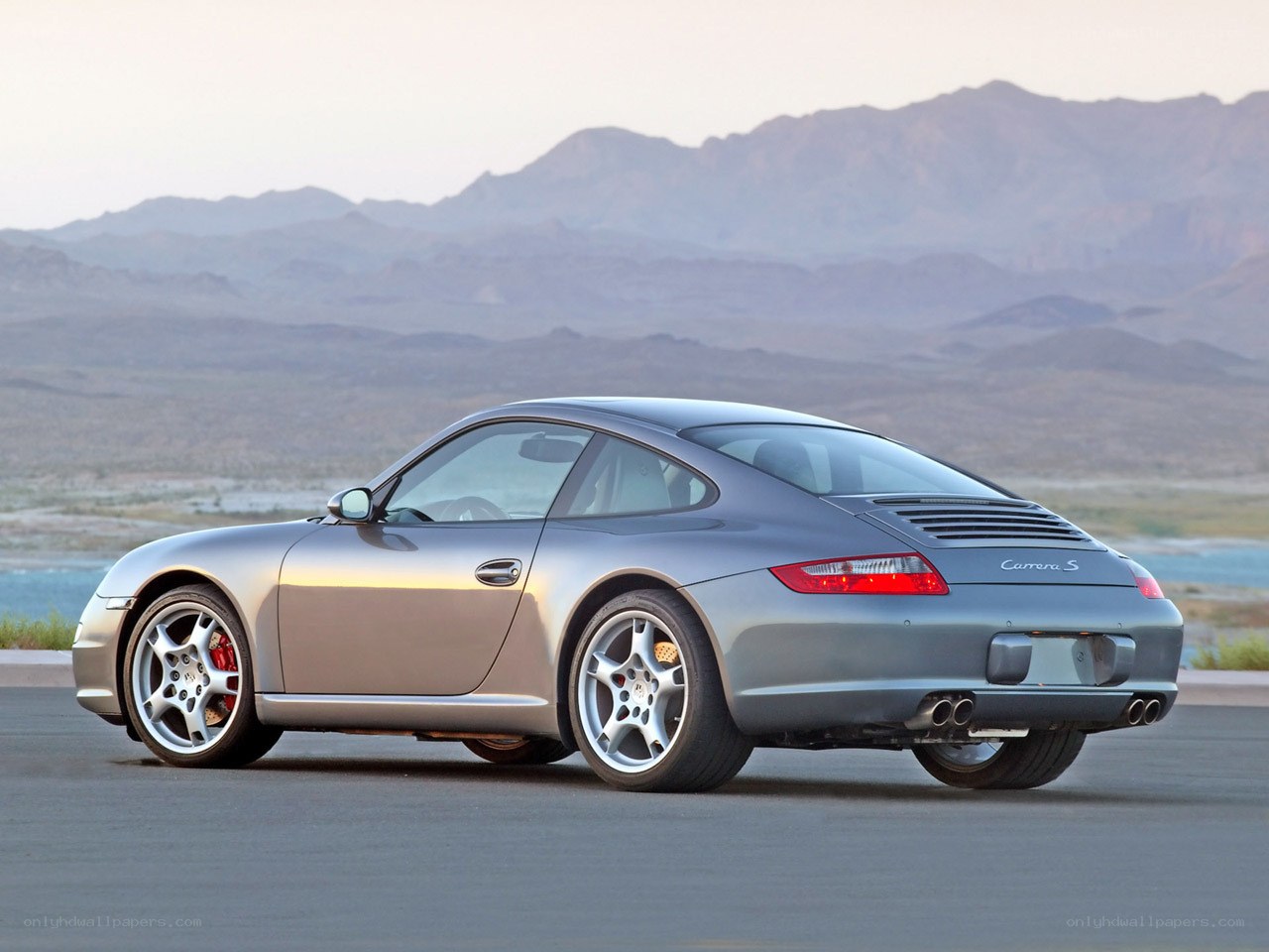 Silver Porsche Carrera S